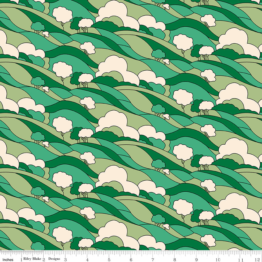 Hillside Adventure - Woodland Walk - Liberty Fabrics