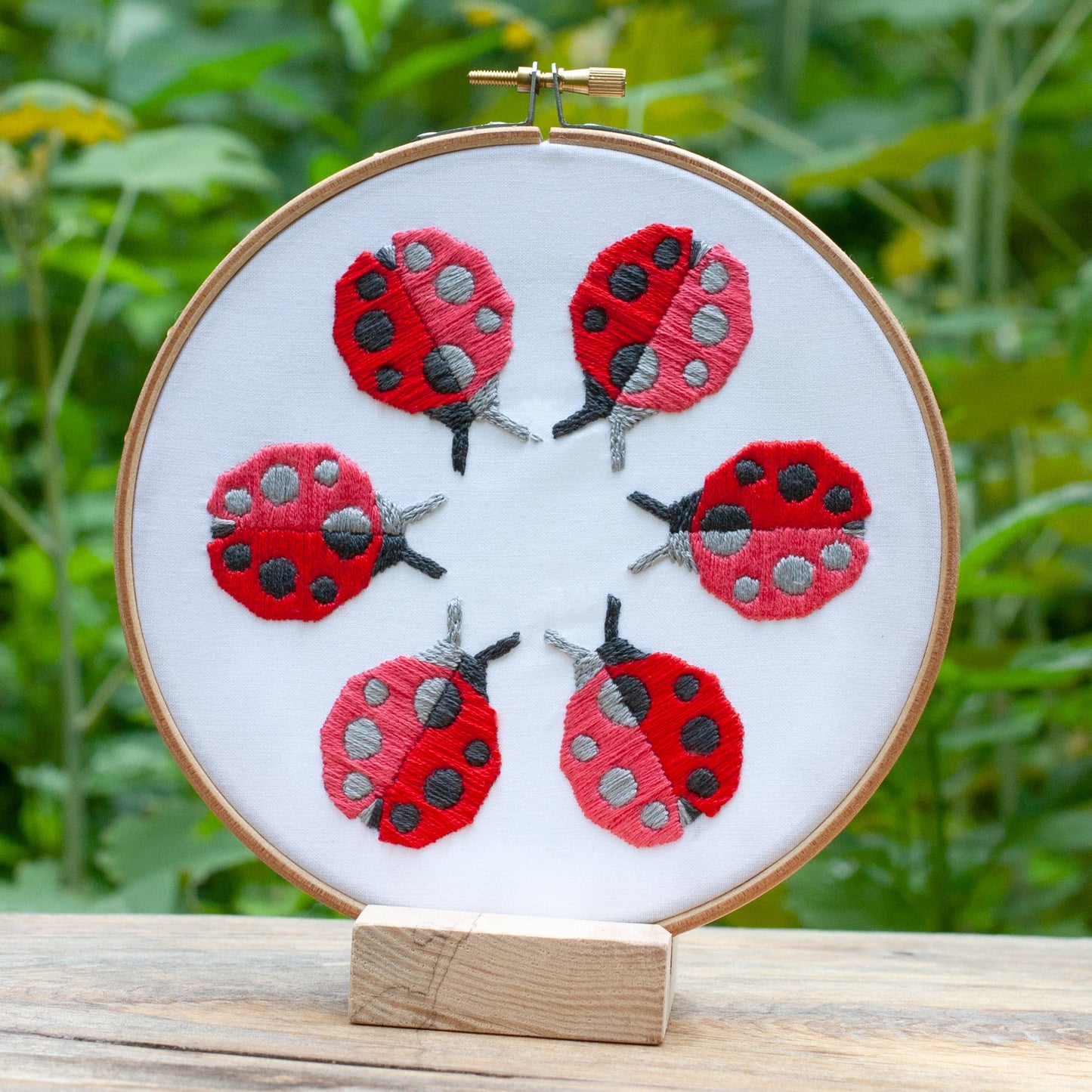 Ladybug Loop Embroidery Kit