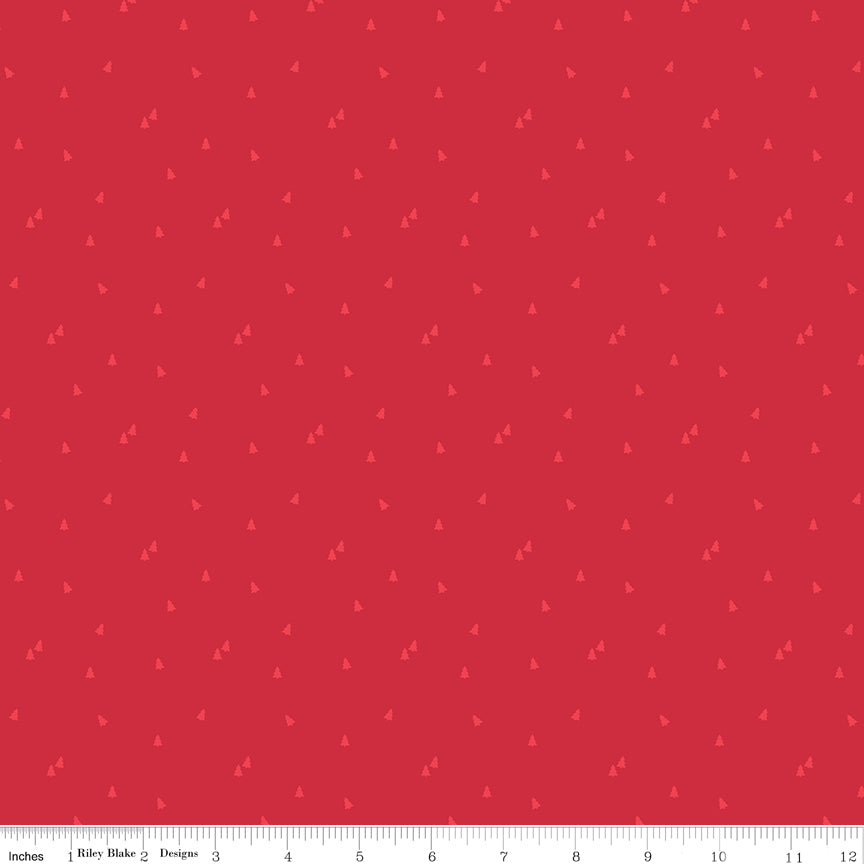 Red Trees - Seasonal Basic - Riley Blake