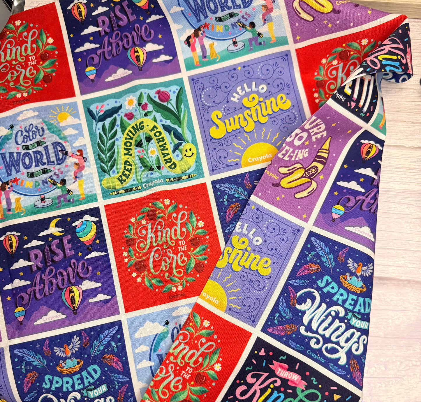 Crayola Colors of Kindness cards - Riley Blake Designs