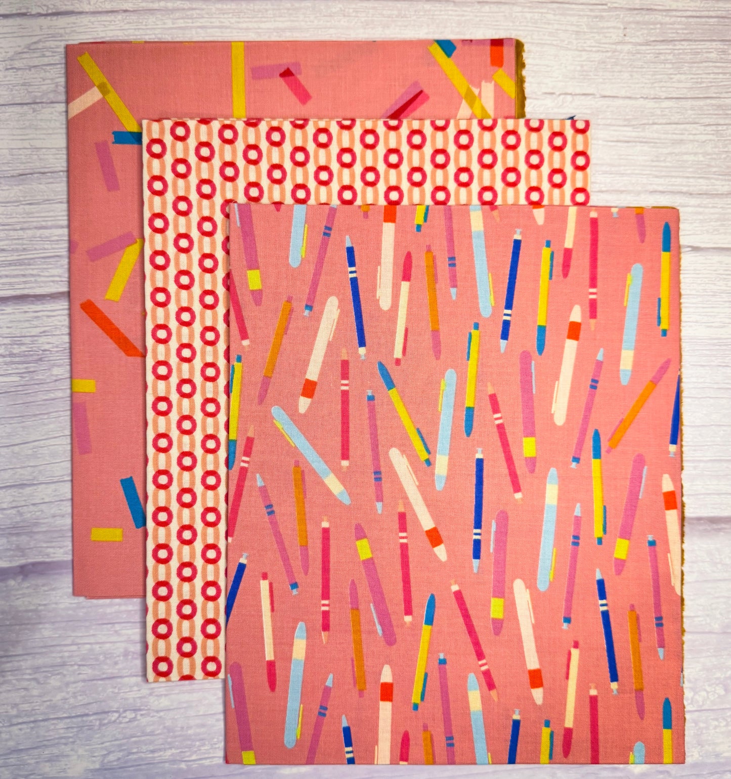 Salutations in Pink & Peach - FQ bundle - Ruby Star Society