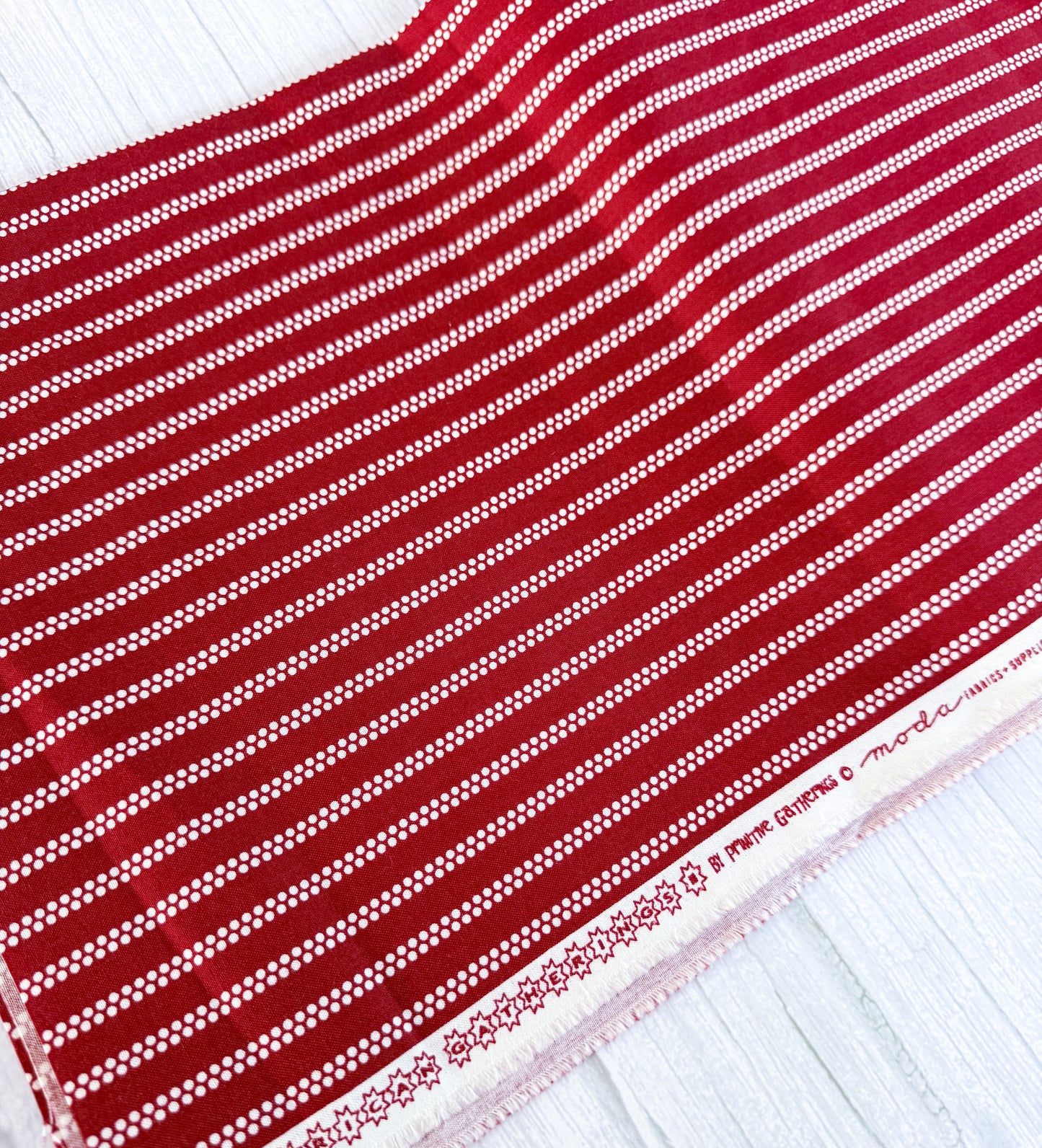 Dot Stripes in Red - American Gatherings II