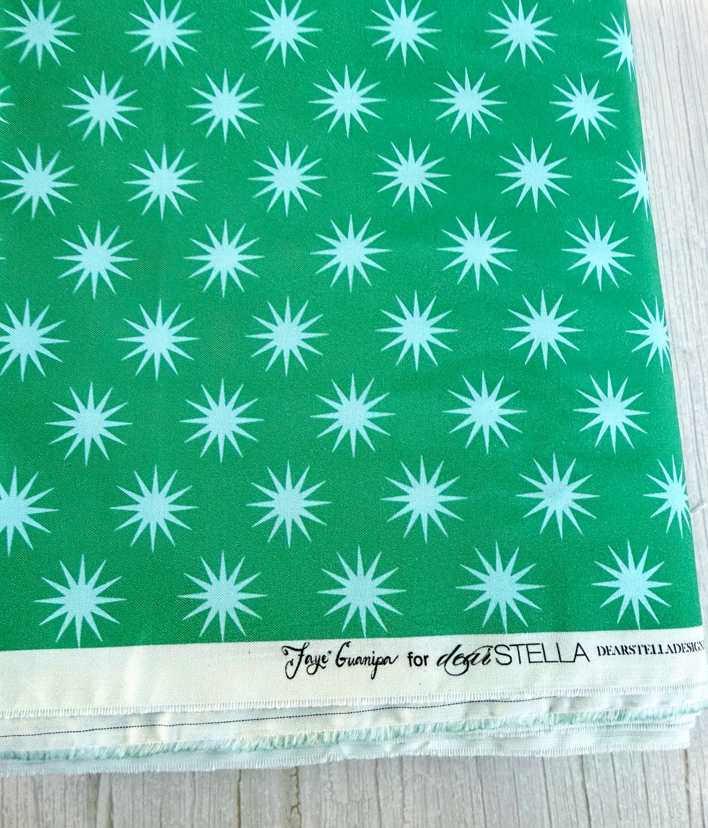 Ticket to Ride - Stars in Billiard Green - Dear Stella