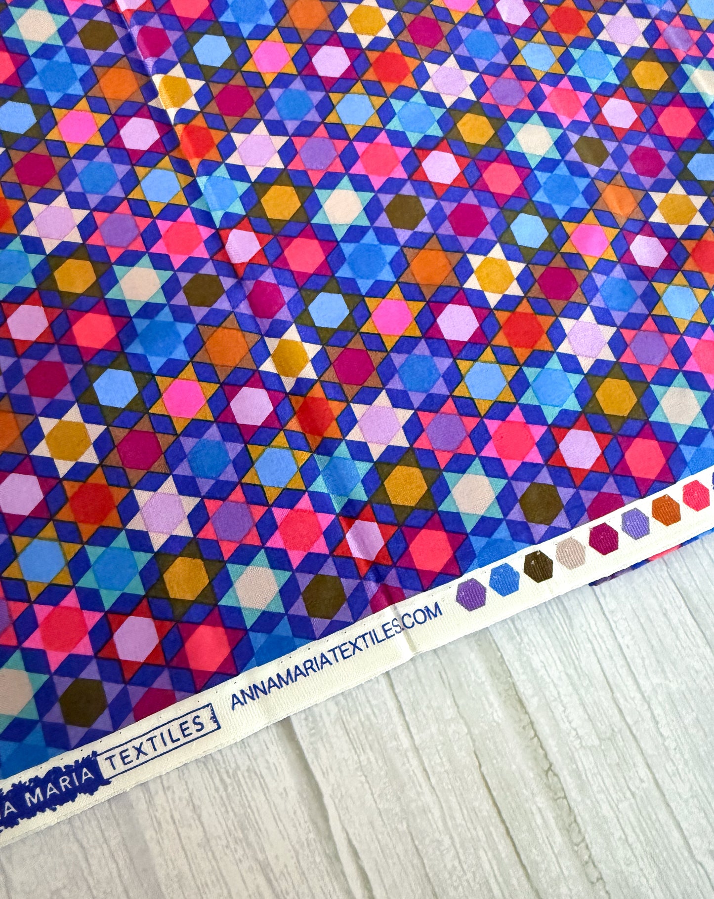 Piecework by AnnaMaria Textiles - Oh My Stars (cheery)