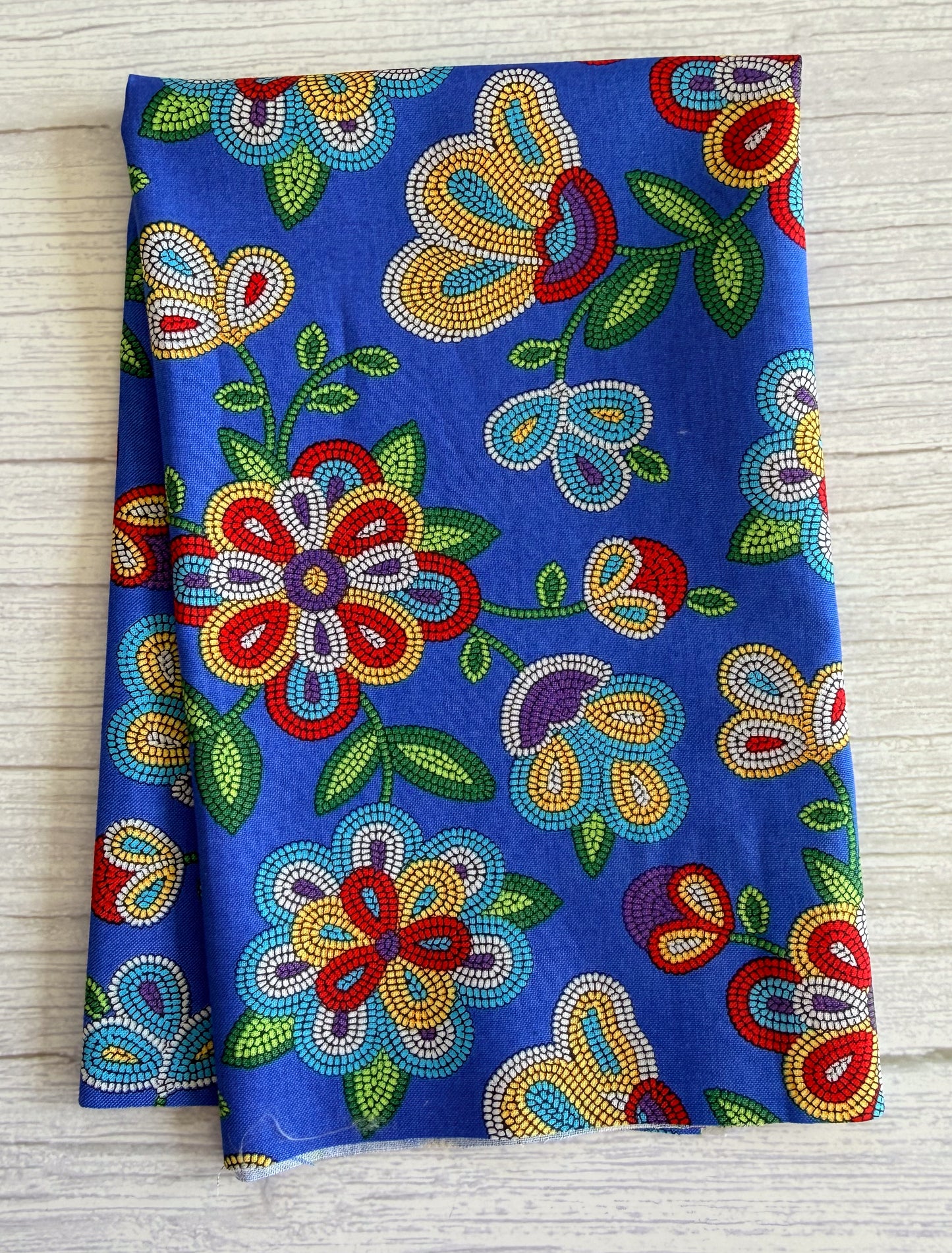 Tucson Beaded Flower - Royal Blue - Elizabeth Studios