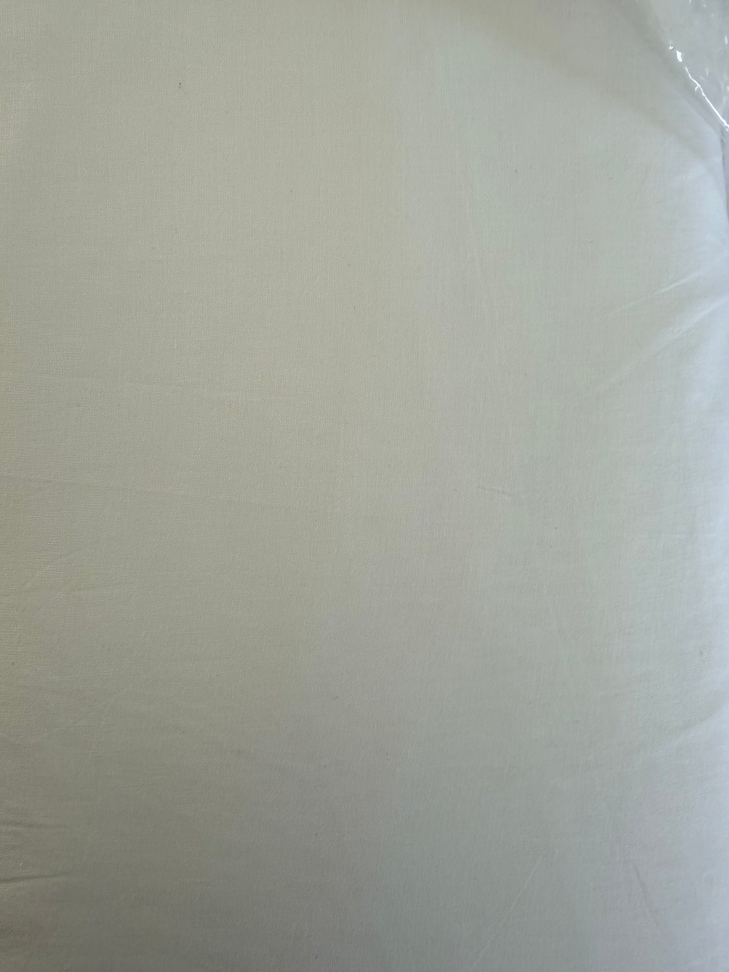 120" Wide Permenant Press White Muslin