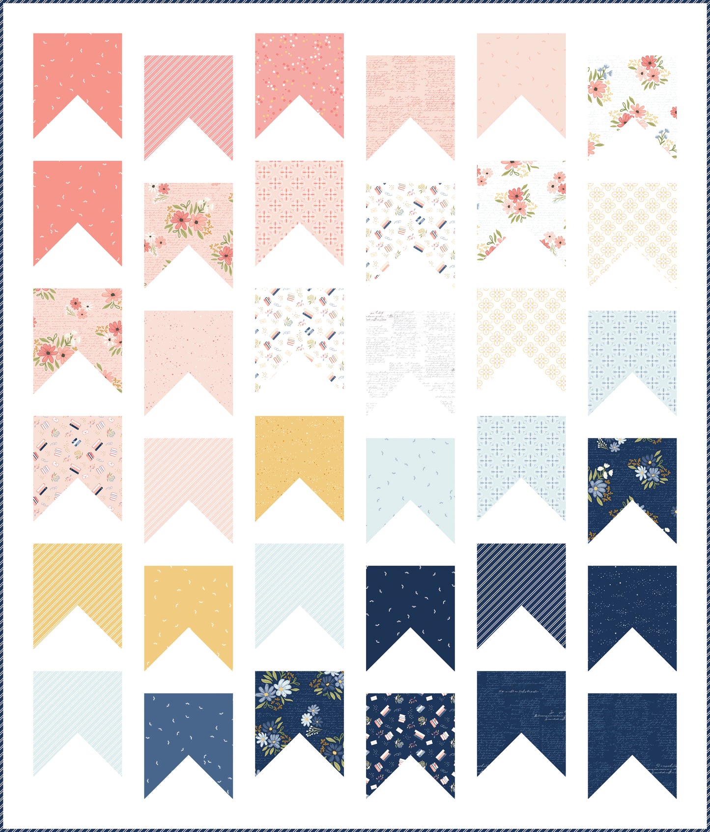 Bookmarks Quilt Pattern