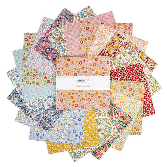 Liberty Meadow Flowers - 10" Stacker - Riley Blake Design