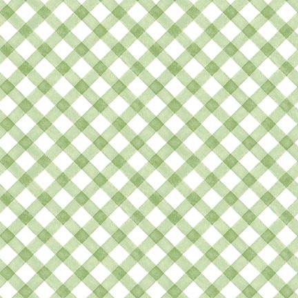 Berrylicious Green & White Gingham - Henry Glass