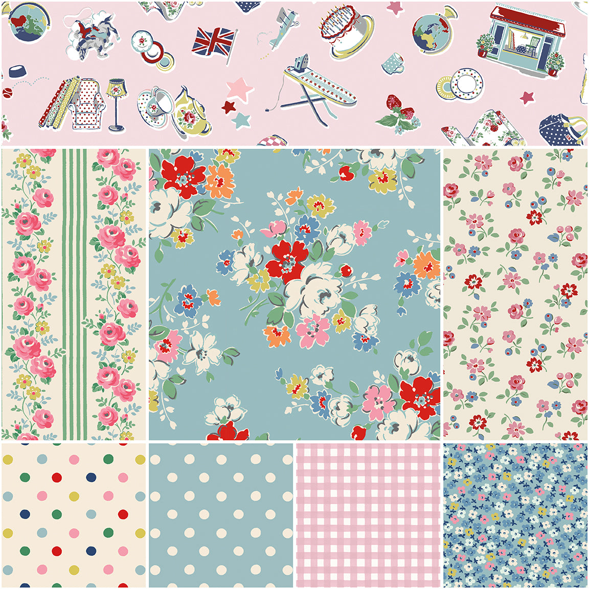 Cath Kidston Signature Collection - FQ Bundle - Riley Blake Designs