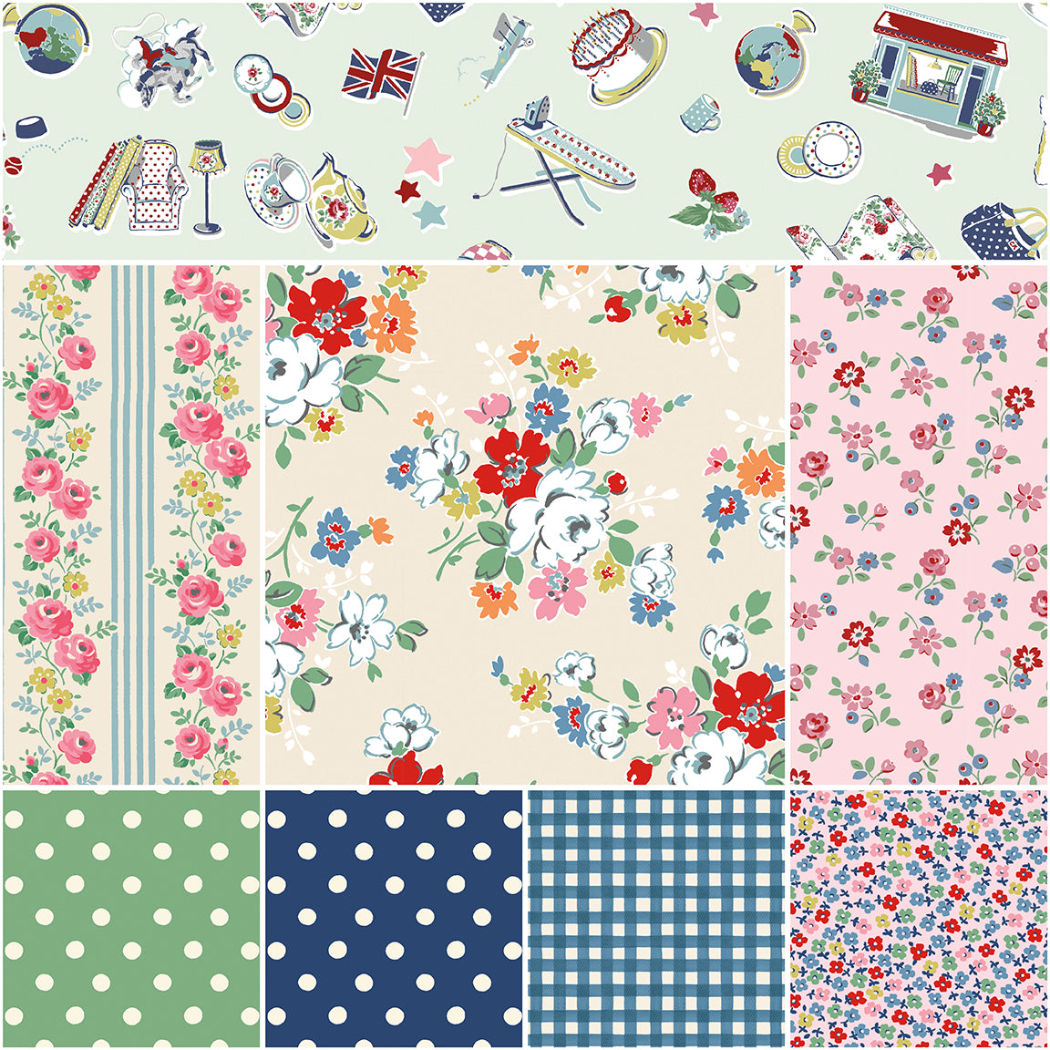Cath Kidston Signature Collection - FQ Bundle - Riley Blake Designs