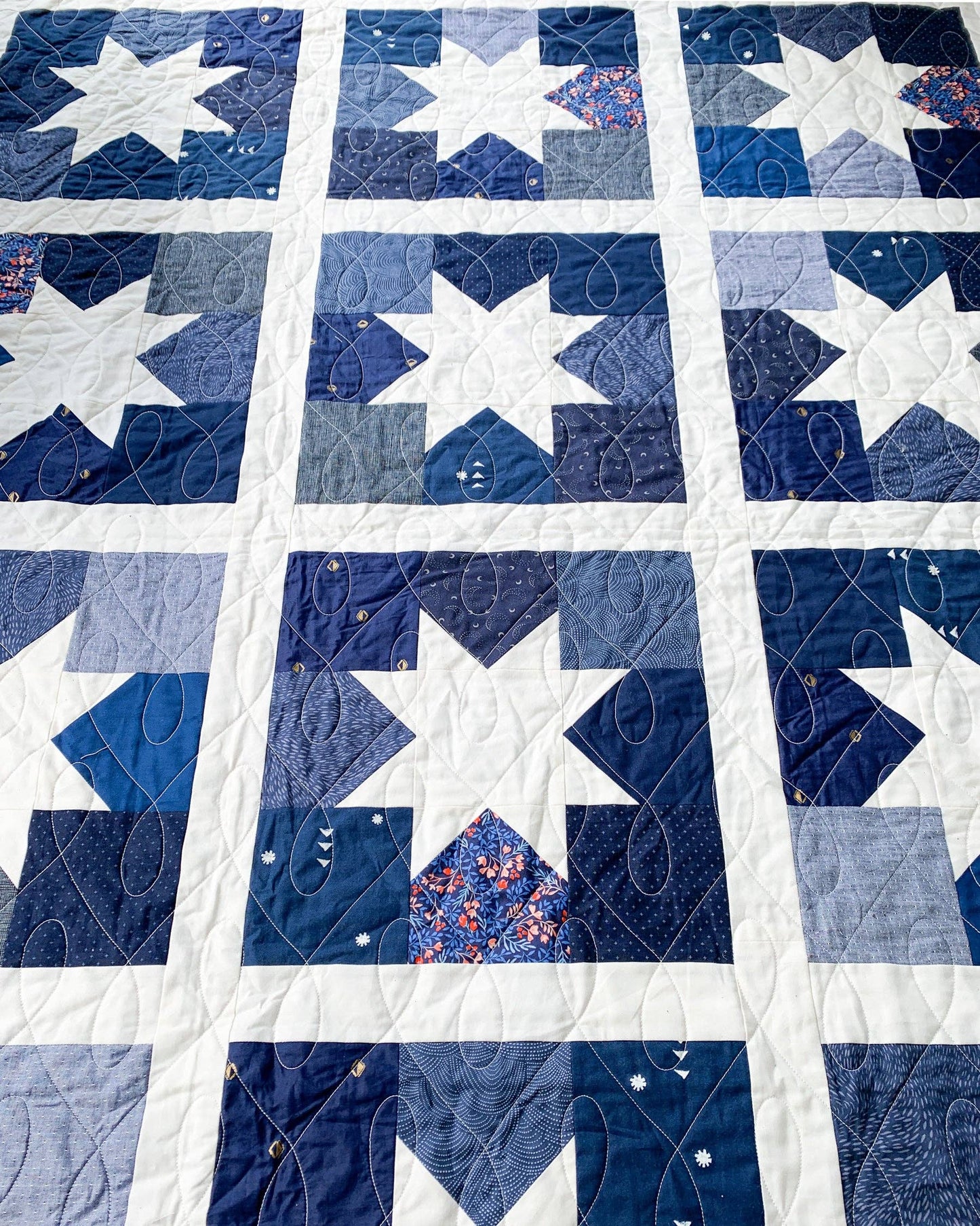 Joyful Stars Quilt Pattern