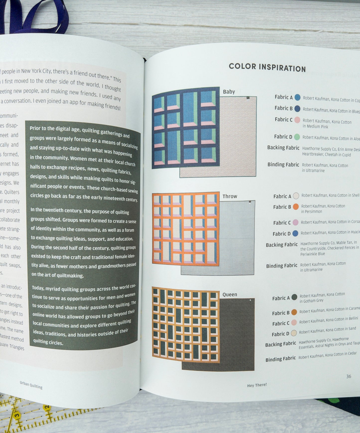 Urban Quilting - Quilt Pattern Book