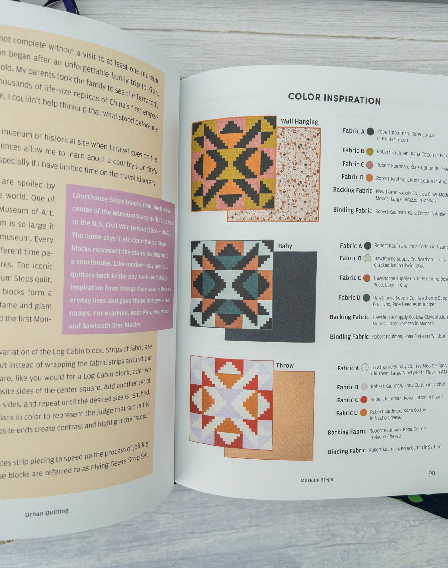Urban Quilting - Quilt Pattern Book