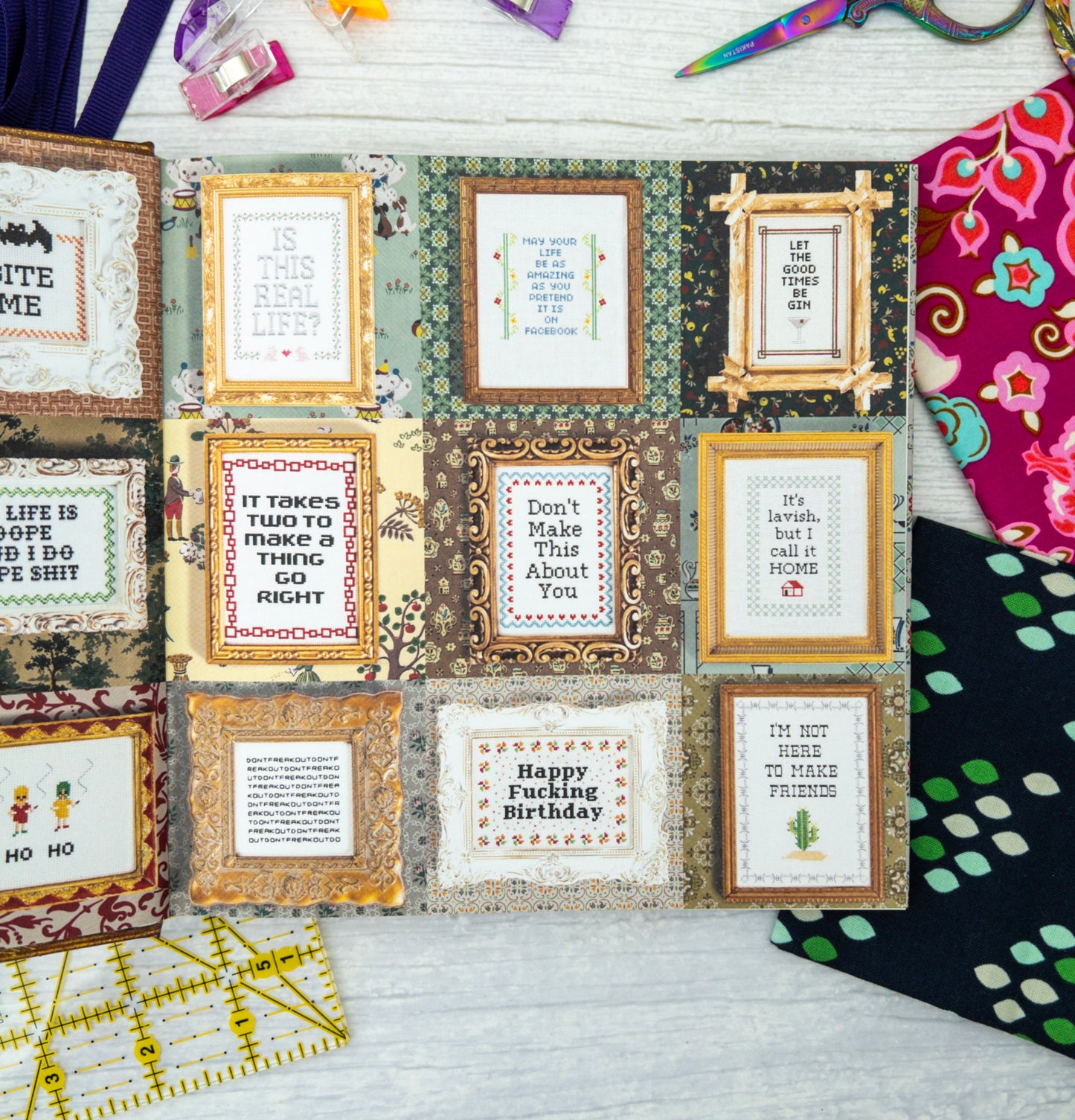 Super Subversive Cross Stitch - embroidery pattern book