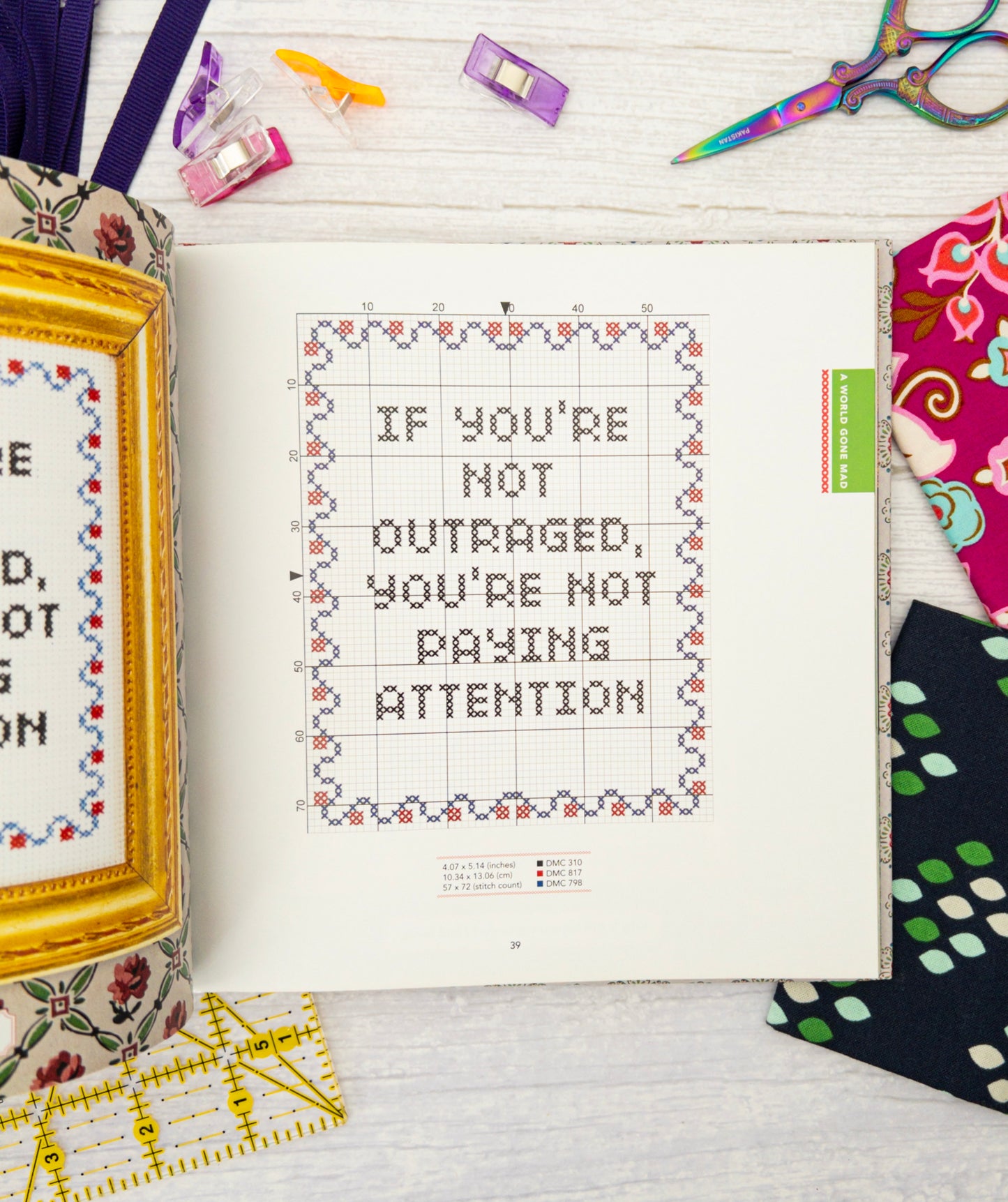Super Subversive Cross Stitch - embroidery pattern book