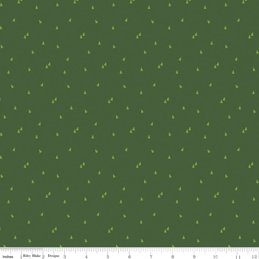 Green Trees - Seasonal Basic - Riley Blake