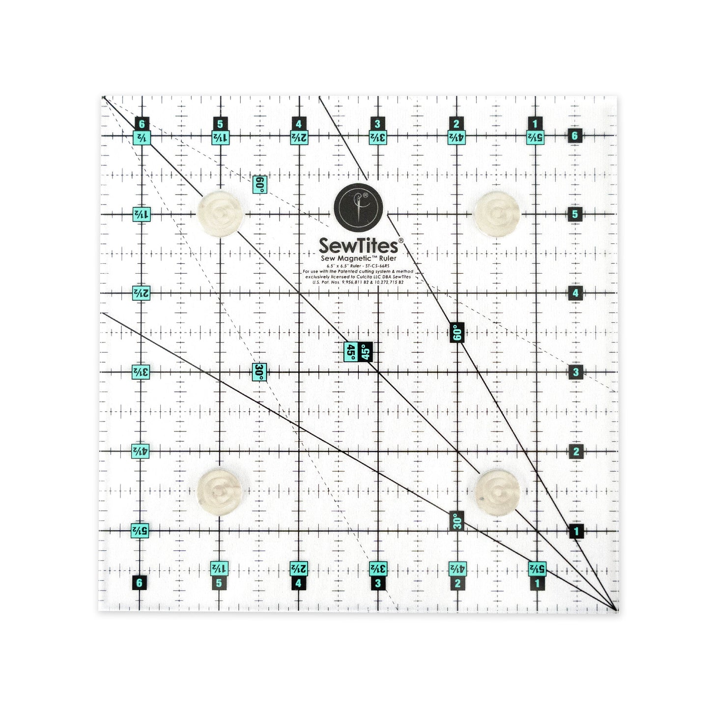 Sew Magnetic 6.5" x 6.5" Ruler