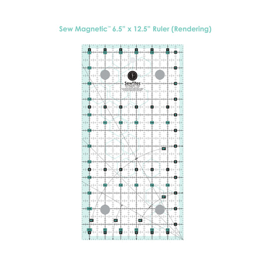 Sew Magnetic 6.5" x 12.5" Ruler