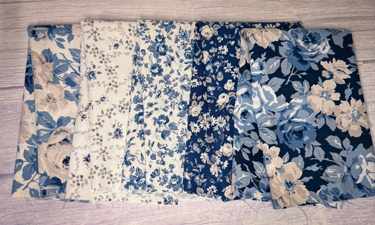 Serenity Blues - FQ bundle - Riley Blake