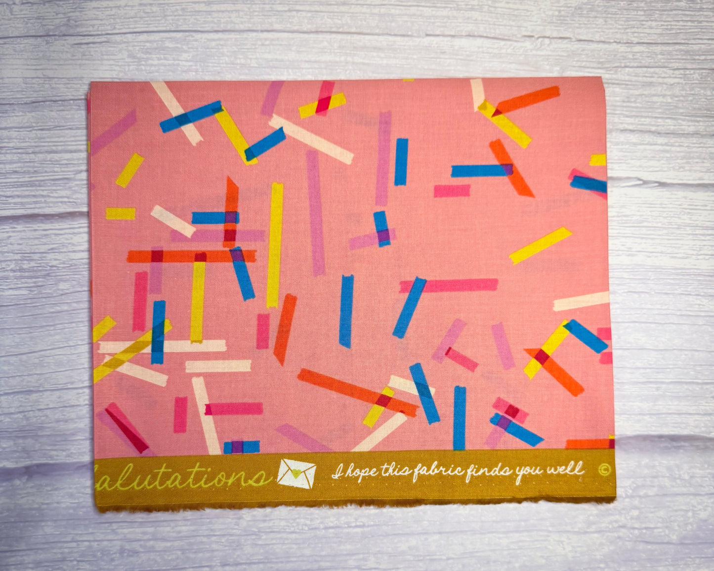 Salutations in Pink & Peach - FQ bundle - Ruby Star Society