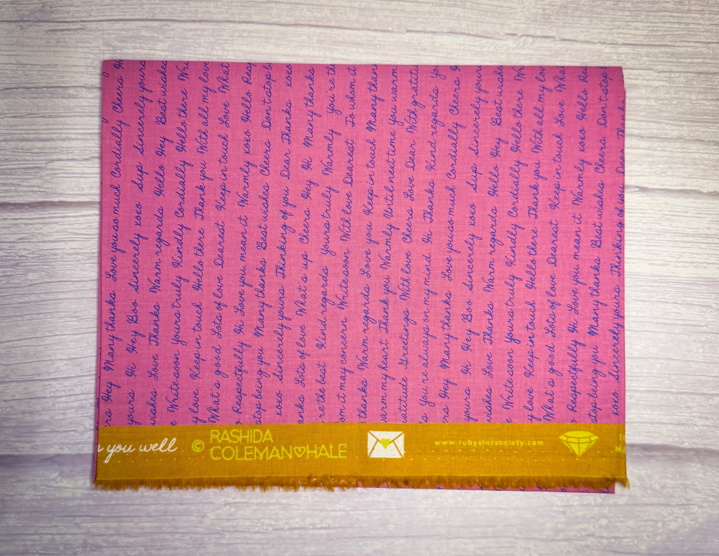 Salutations in Pink & Peach - FQ bundle - Ruby Star Society