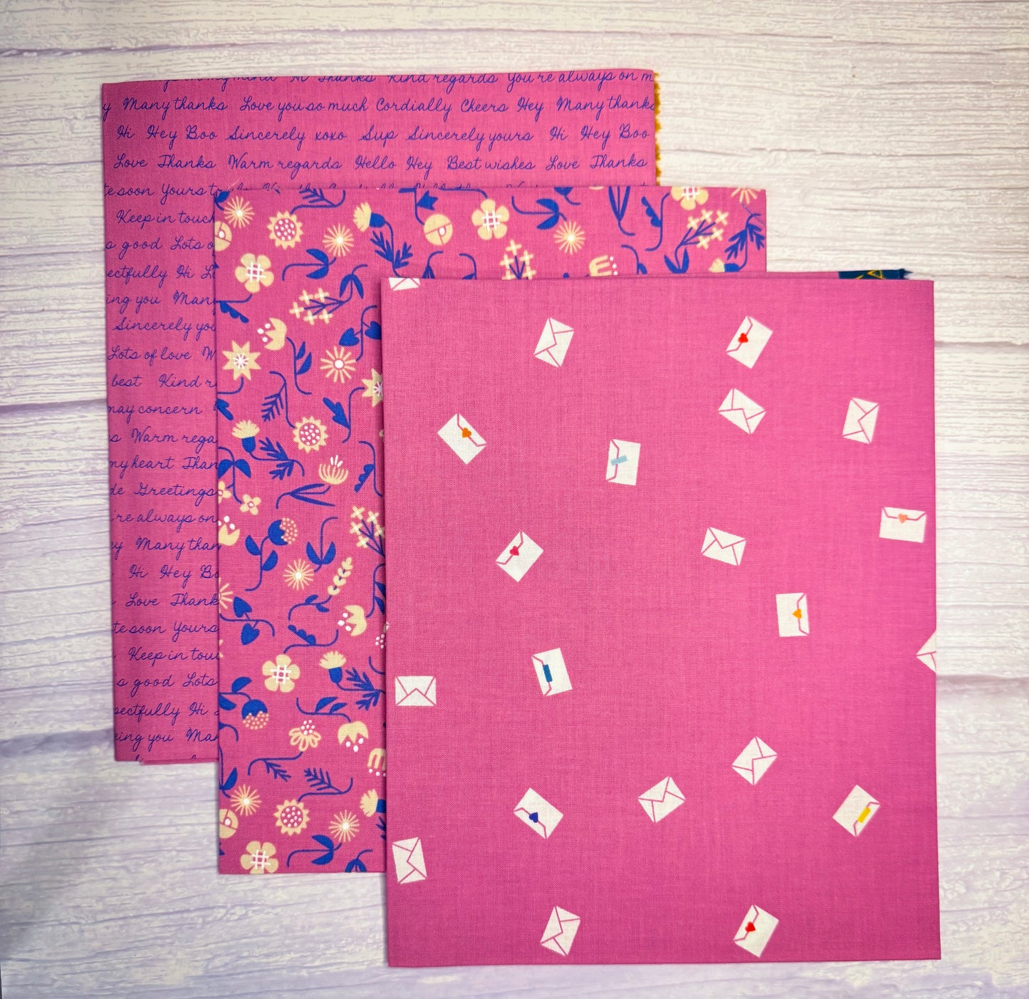 Salutations in Pink & Peach - FQ bundle - Ruby Star Society