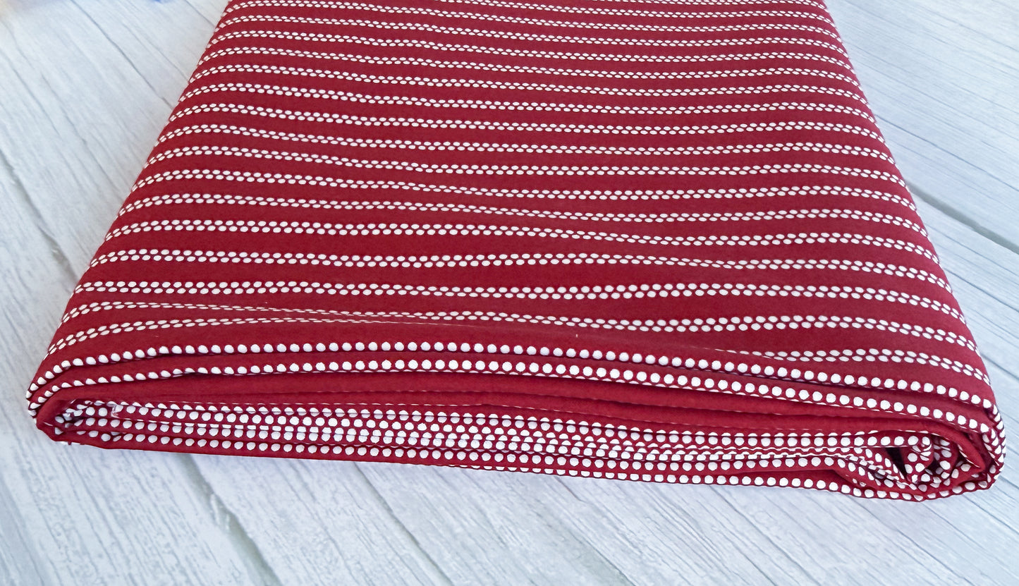 Dot Stripes in Red - American Gatherings II