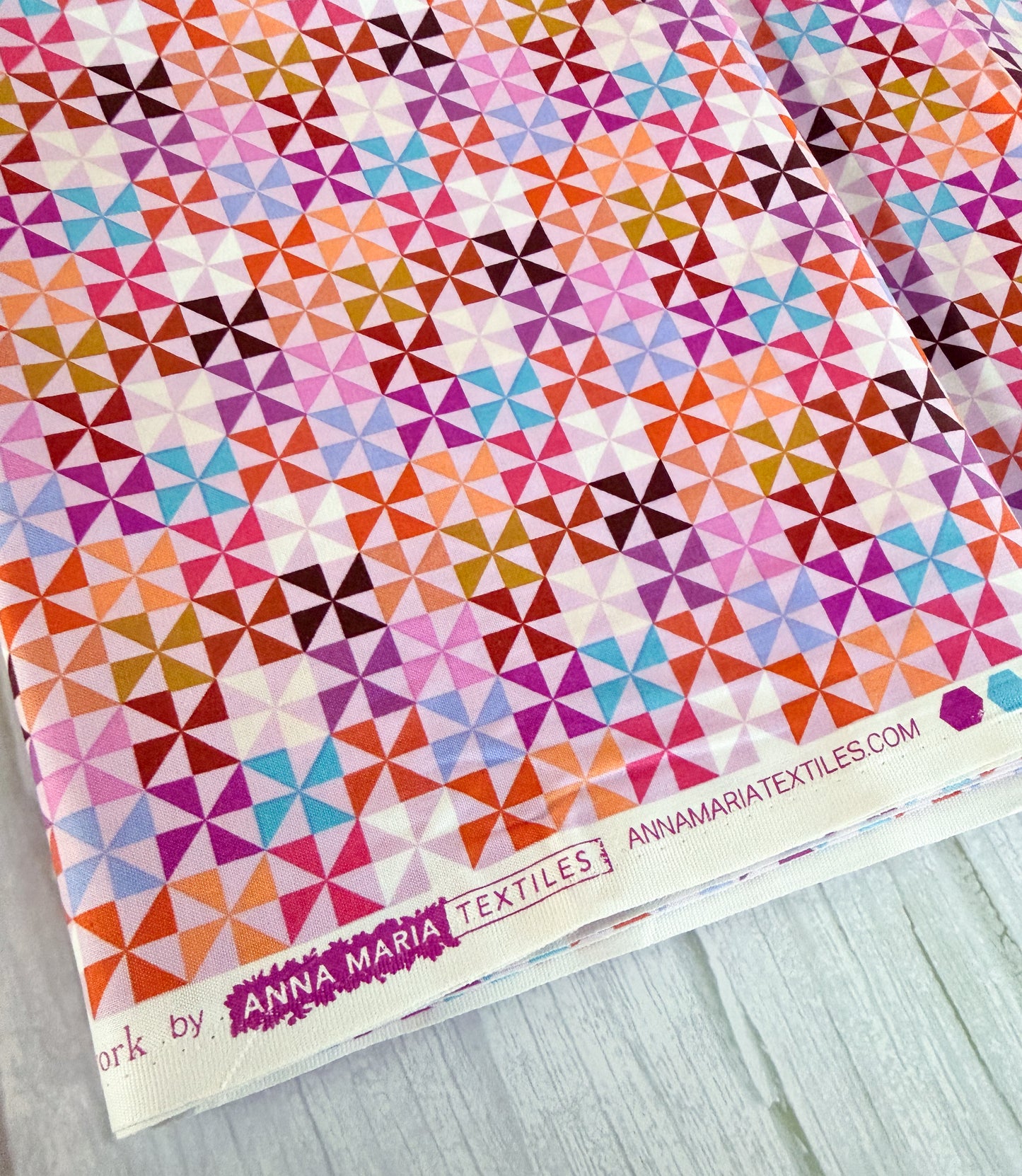 Piecework by AnnaMaria Textiles - Playroom Pinwheel