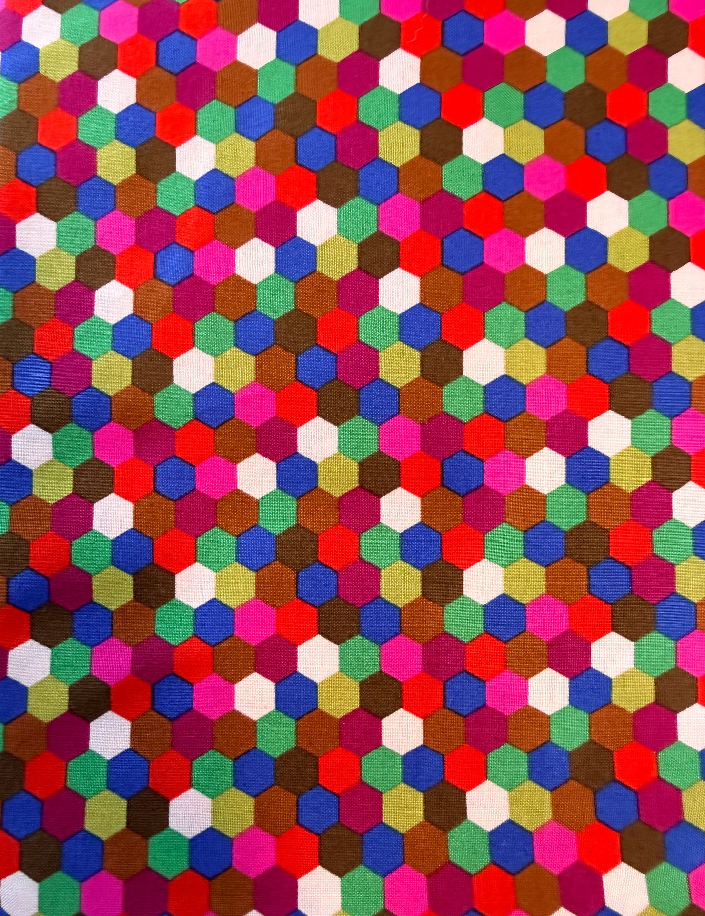 Piecework by AnnaMaria Textiles - Royal Blue Hexies