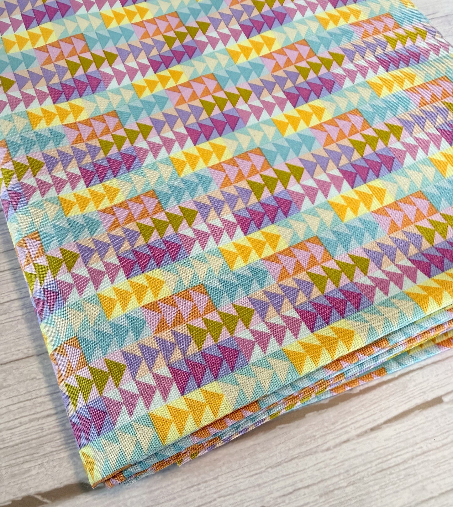 Piecework by AnnaMaria Textiles - Pastel Flying Geese