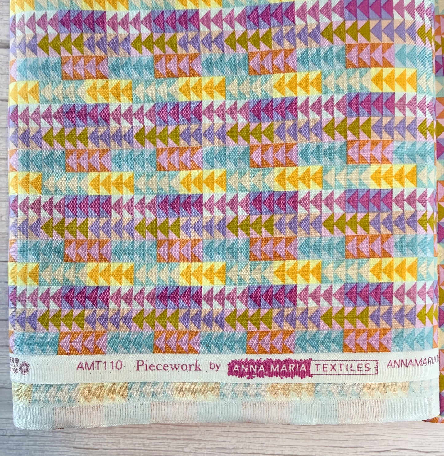 Piecework by AnnaMaria Textiles - Pastel Flying Geese