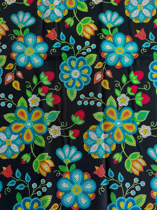 Tucson Beaded Strawberries - Black - Elizabeth Studios