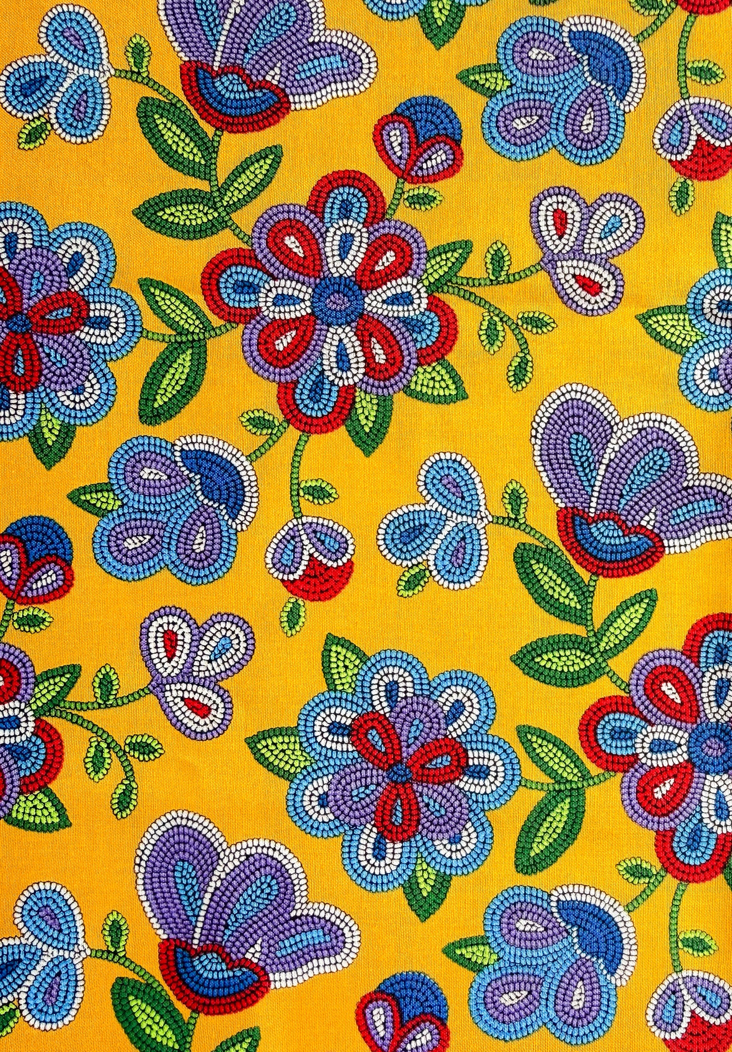 Tucson Beaded Flower - Gold - Elizabeth Studios