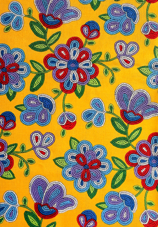 Tucson Beaded Flower - Gold - Elizabeth Studios