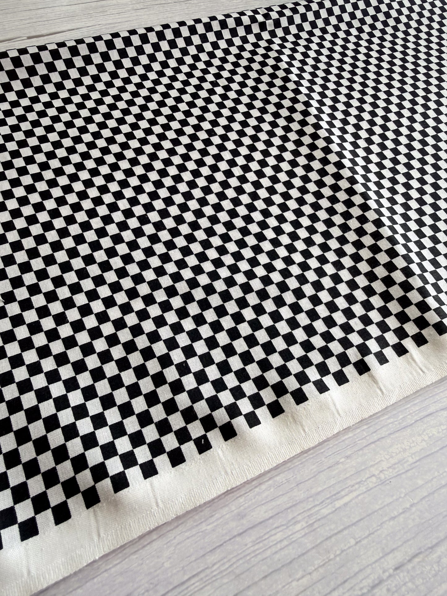 Black and White Checkered - 1/4" squares