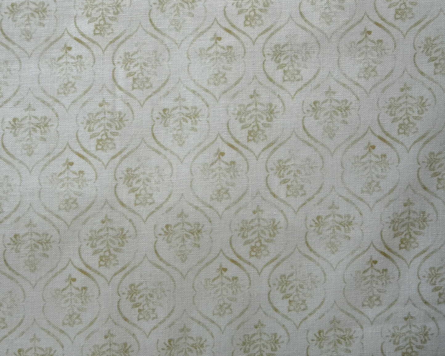 Patchwork Picnic - Cream Floral Stamp