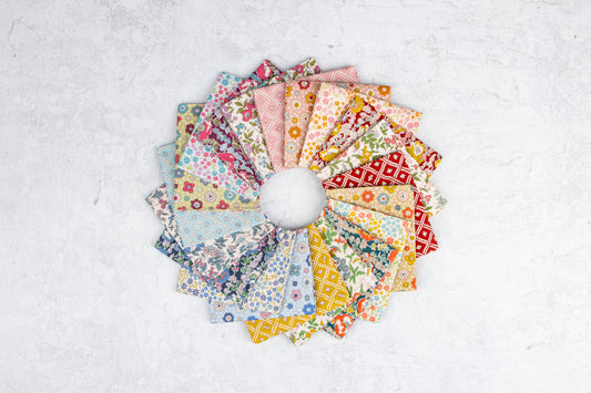 Liberty Meadow Flowers - Lasenby Roll (2.5 strips)- Riley Blake Designs