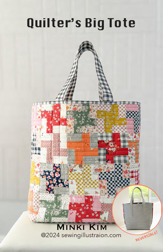 Quilter's Big Tote Pattern - Minki Kim
