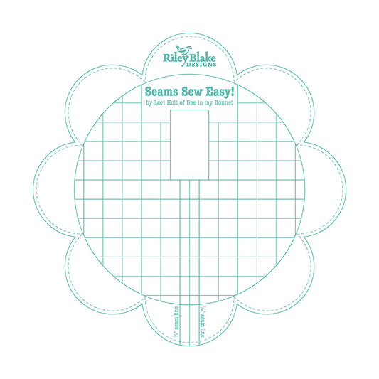 Lori Holt Seams Sew Easy Seam Guide - Sea Glass