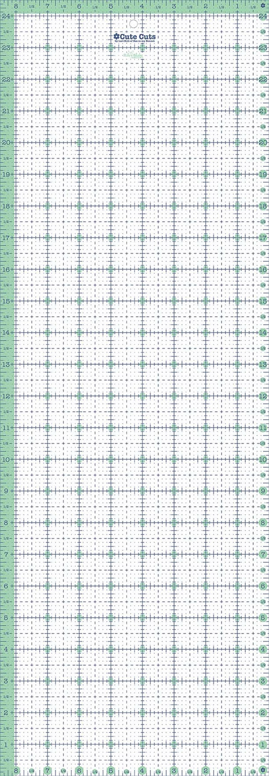 Lori Holt - Cute Cuts Ruler - 8.5"x24.5"