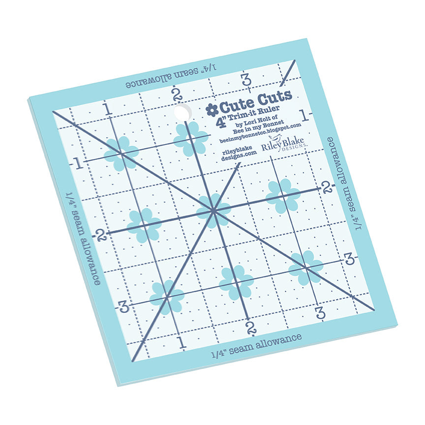 Lori Holt - Cute Cuts Trim It Ruler 4"x4"