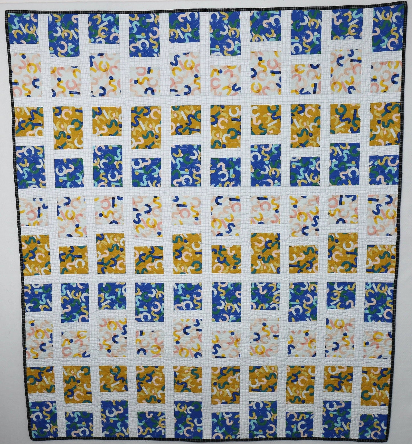 Bold Blocks Quilt Pattern - Printed